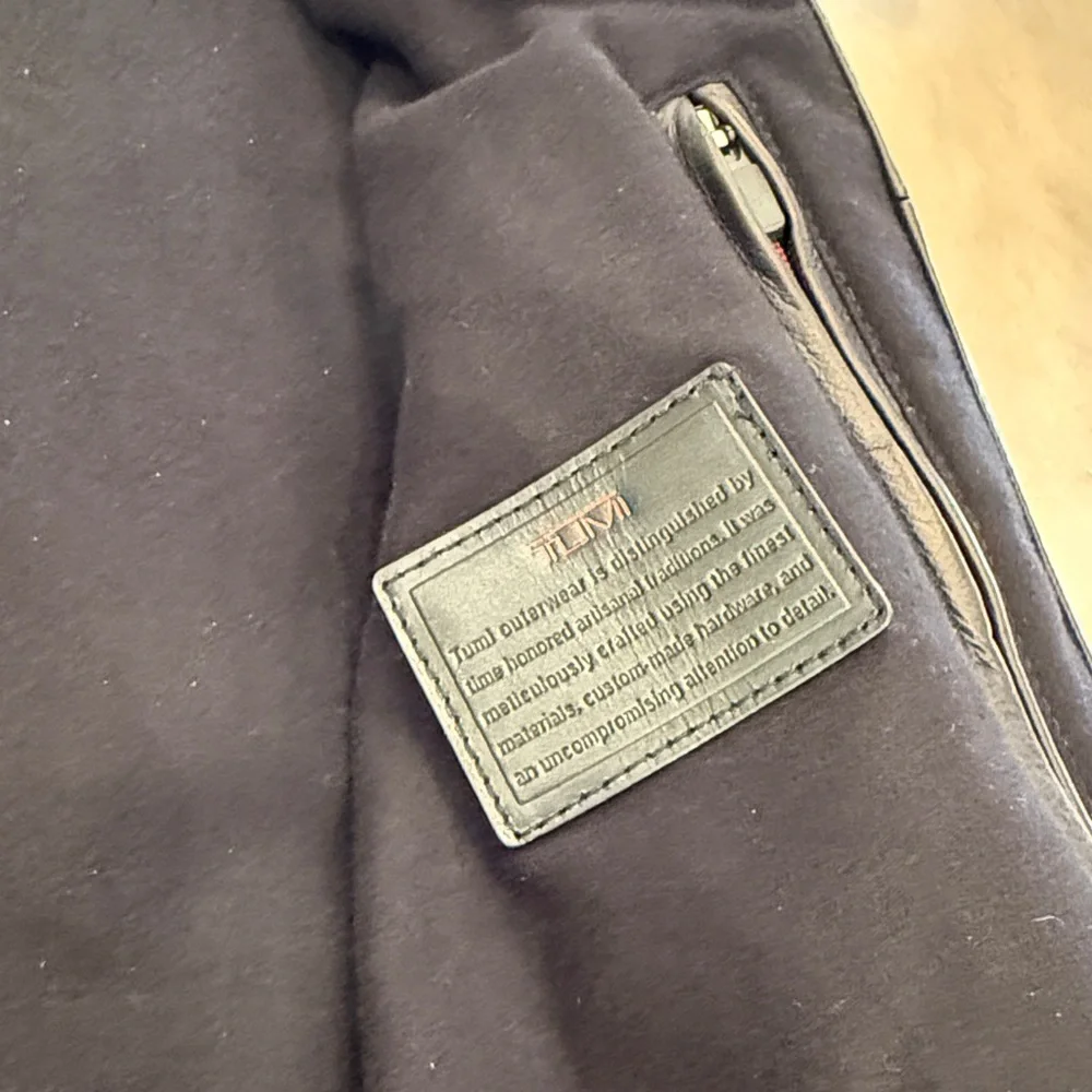 Tumi Dark Brown rainproof Leather Jacket
